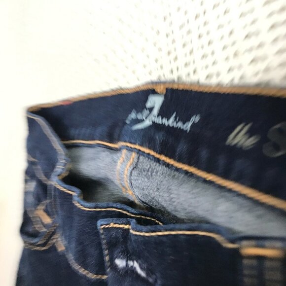 7 FOR ALL MANKIND WOMENS SKINNY JEANS SIZE 27 - Picture 3 of 9